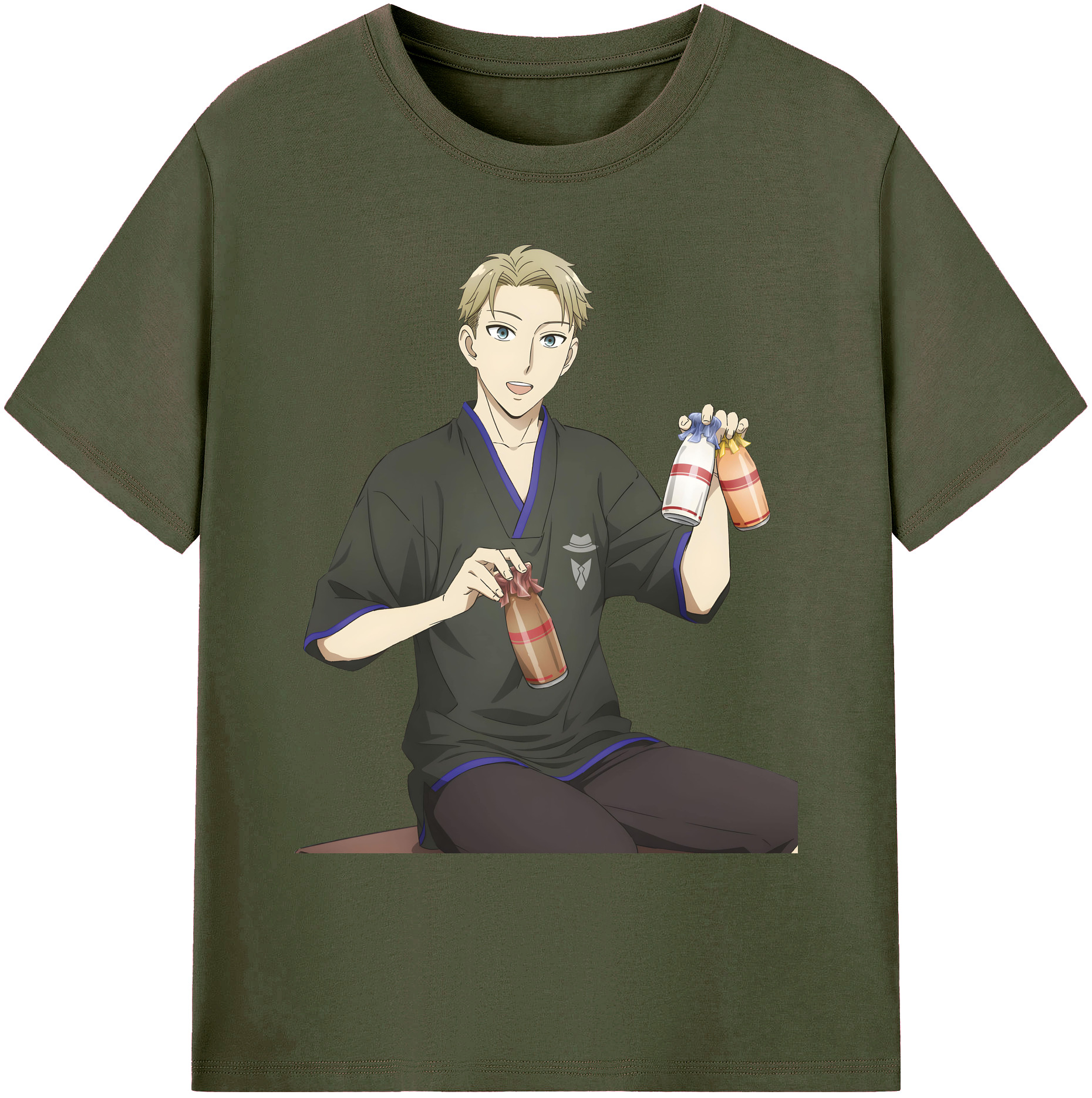 （画像用） SPY×FAMILY间谍家家酒 綿100％ メンズ半袖Tシャツ｜肌触りやわらか＆通気性